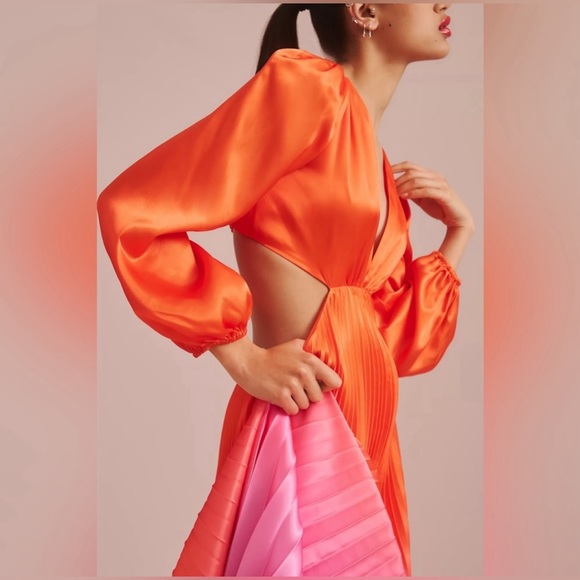 NWT SIMKHAI Ombré cutout maxi summer dress - Picture 2 of 6